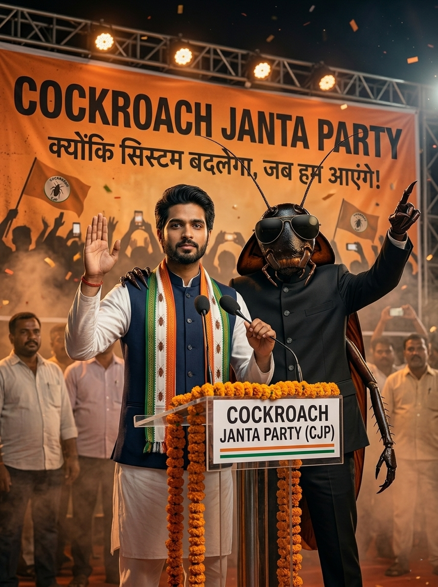 Cockroach Janta Party Fans Love, Gemini Cockroach JantaParty Prompts Trending in 2026